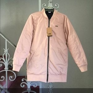 vans pink puffer jacket